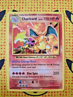 Pokemon Charizard 11/108 XY Evolutions Holo Lightly Played - Image 1