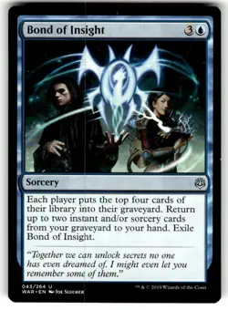 Bond of Insight [War of the Spark] Magic MTG - Image 1