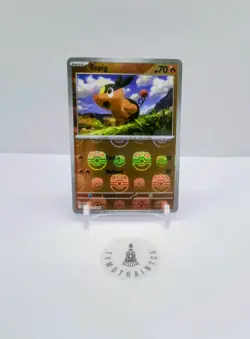 Pokemon - Tepig - 011/086 Sv White Flare Master Ball Reverse Holo - Image 1