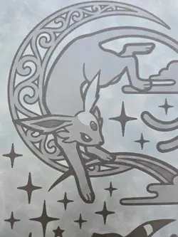 Pokemon Umbreon & Espeon Engraved Gray Top Loader Binder 252 Cards - Image 2