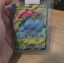 Venusaur ex Full Art Holo Ultra Rare 182/165 SV 151 340 HP English - Image 3