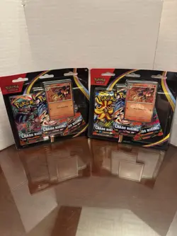 Pokemon TCG Chaos Rising 3-Pack Booster Blister w/ Charmeleon Lot of (2) in Hand - Image 1