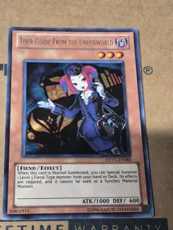 Konami Tour Guide from the Underworld EXVC-EN084 Secret Rare Holo Unlimited - Image 1