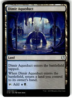 Magic: The Gathering Land Dimir Aqueduct Dimir Aqueduct Uncommon Regular MTG - Image 1