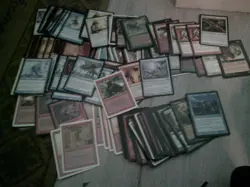 YARDSALE FIND big box of vintage mtg cards LOOK magic the gathering - Image 2