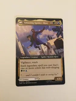 Peter Parker Amazing Spiderman MTG Disney Exclusive Event Promo Magic In-hand - Image 2