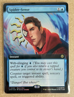 MTG magic cards 1x Spider-Sense buy-a-box foil promo Unique & Misc Promos NM-Min - Image 1