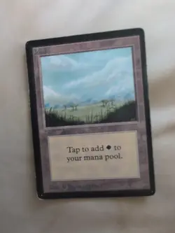 Magic the Gathering MTG Beta Plains v.1 (TREES) LP (Beta Bob) - Image 1