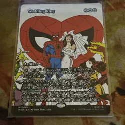 Wedding Ring - (Borderless) - Marvel's Spiderman (MAR) - MTG - Image 1