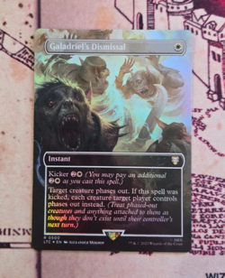 MTG Foil Galadriel's Dismissal Lord of the Rings Tales of Middle Earth NM - Image 1