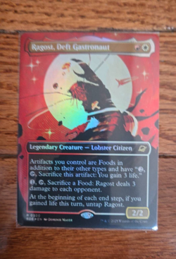 Ragost, Deft Gastronaut Borderless Edge of Eternities Foil NM #300 MTG EOE - Image 1