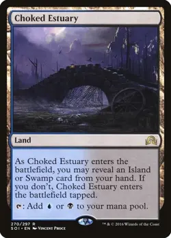 Choked Estuary LP #270 Shadows over Innistrad MTG - Image 1