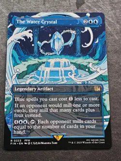 The Water Crystal (Borderless) FINAL FANTASY MTG Magic the Gathering FIN 333 - Image 1