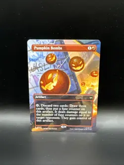 Pumpkin Bombs - (Borderless) - Marvel's Spiderman (SPE) - MTG - Image 1