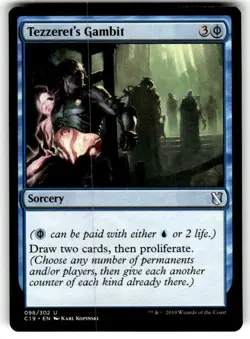 Tezzeret's Gambit Commander 2019 Regular MTG - Image 1