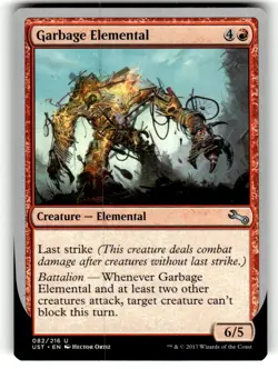 Garbage Elemental (D) Unstable Regular MTG Near Mint NM - Image 1