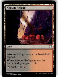 Akoum Refuge [Commander 2019] Magic MTG - Image 1