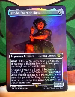 X 1 Frodo, Sauron's Bane FOIL NM LTR 448 MTG Magic The Gathering - Image 1