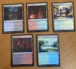 1x FOIL Dual Land Set - MtG Spider-Man - NM - Image 1