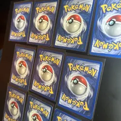 Jungle Vintage Pokemon TCG Lot - 10 Cards Bulbasaur, Machoke Pidgeotto, Rhyhorn - Image 3