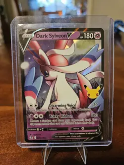 Dark Sylveon V SWSH134 Black Star Promo Celebrations Pokemon 25th Anniversary NM - Image 1