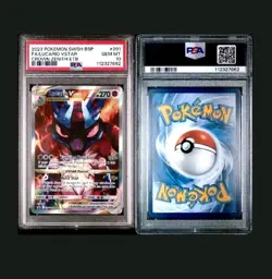 Lucario Vstar SWSH 291 PSA 10 2023 Pokemon Crown Zenith ETB Promo - Image 3