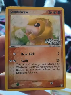 Pokemon Cards Ex Team Rocket Returns Reverse Holo Stamped Sandshrew & Cubone - Image 2