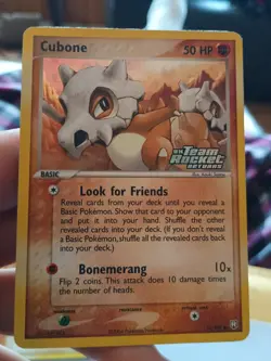 Pokemon Cards Ex Team Rocket Returns Reverse Holo Stamped Sandshrew & Cubone - Image 4