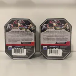 Pokemon TCG Paldean Fates Sealed Lot: Great Tusk & Iron Treads Tins - Image 2