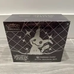 Pokemon Paldean Fates “Pokemon Center” Elite Trainer Box ETB Factory Sealed - Image 1