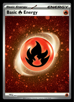 ✅ 151 Cosmos Holo Basic Fire Energy 002 2023 Pokemon NEAR MINT ✅ - Image 1