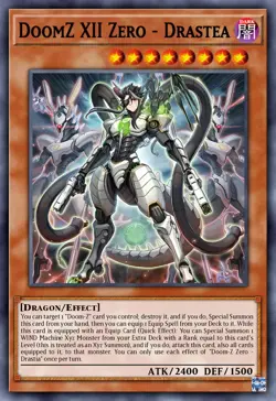 DOOD-EN008 DoomZ XII Zero - Drastea Starlight Rare 1st Ed YuGiOh Preorder - Image 1