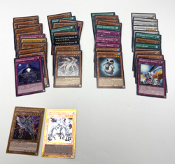 Lot of 46 Cards Yu Gi Oh Yugioh 2 Foil Prisma Holo 44 Commons 1996 LP - Image 1