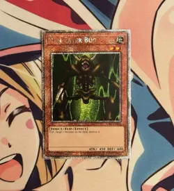 Yugioh! Man-Eater Bug RA03-EN082 Platinum Secret Rare 1st Ed NM - Image 1