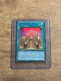 Cursed Eldland Gold Rare MGED-EN048 Misprint Near Mint Yugioh - Image 1