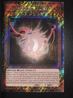 Yugioh! Slifer the Sky Dragon - RA04-EN117 - Platinum Secret Rare - 1st Edition - Image 1