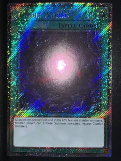 Zombie World Yugioh RA03-EN205 Platinum Secret Rare PSR NM - Image 1