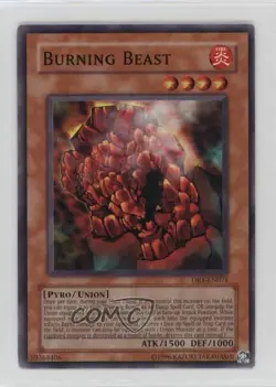 Burning Beast YuGiOh Dark Revelation Volume 1 #DR1-EN071 2005 - Image 1