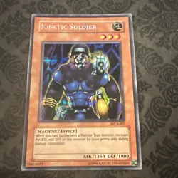 Yugioh Kinetic Soldier WC4-002 Parallel Rare Promo - Image 1