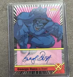 2025 Topps Finest Marvel X-Men '97 George Buza The Beast Auto Refractor Rare 🔥 - Image 1