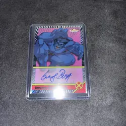 2025 Topps Finest Marvel X-Men '97 George Buza The Beast Auto Refractor Rare 🔥 - Image 2