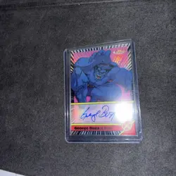 2025 Topps Finest Marvel X-Men '97 George Buza The Beast Auto Refractor Rare 🔥 - Image 5