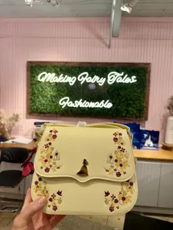 Disney Parks 2026 Loungefly Beauty And The Beast Belle Crossbody Bag New Belle - Image 4