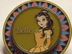 Loungefly Disney Belle Beauty and the Beast Dining Plates Spinning Pin - Image 2