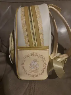 Loungefly Disney Beauty and the Beast Belle Golden Monochrome Mini Backpack - Image 2