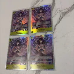 Nico Robin EB03-055 Extra Booster: One Piece Heroines NM Play Set 4x Cards - Image 2