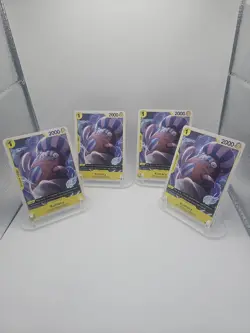 Kumacy Playset OP14-102 x4 The Azure Sea's Seven One Piece TCG English NM - Image 1