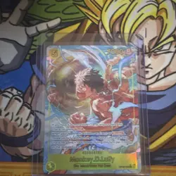 Monkey D. Luffy One Piece CCG OP14-118 Holo Rush Character Card 7000 Power - Image 1