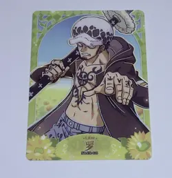 Trafalgar Law - One Piece Trading Card UR 20 Kabao Transparent Cool Art Tc13 - Image 1