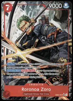 One Piece CCG Extra Booster Memorial Collection Roronoa Zoro EB04-007 - Image 1